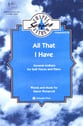 All that I Have SAB choral sheet music cover